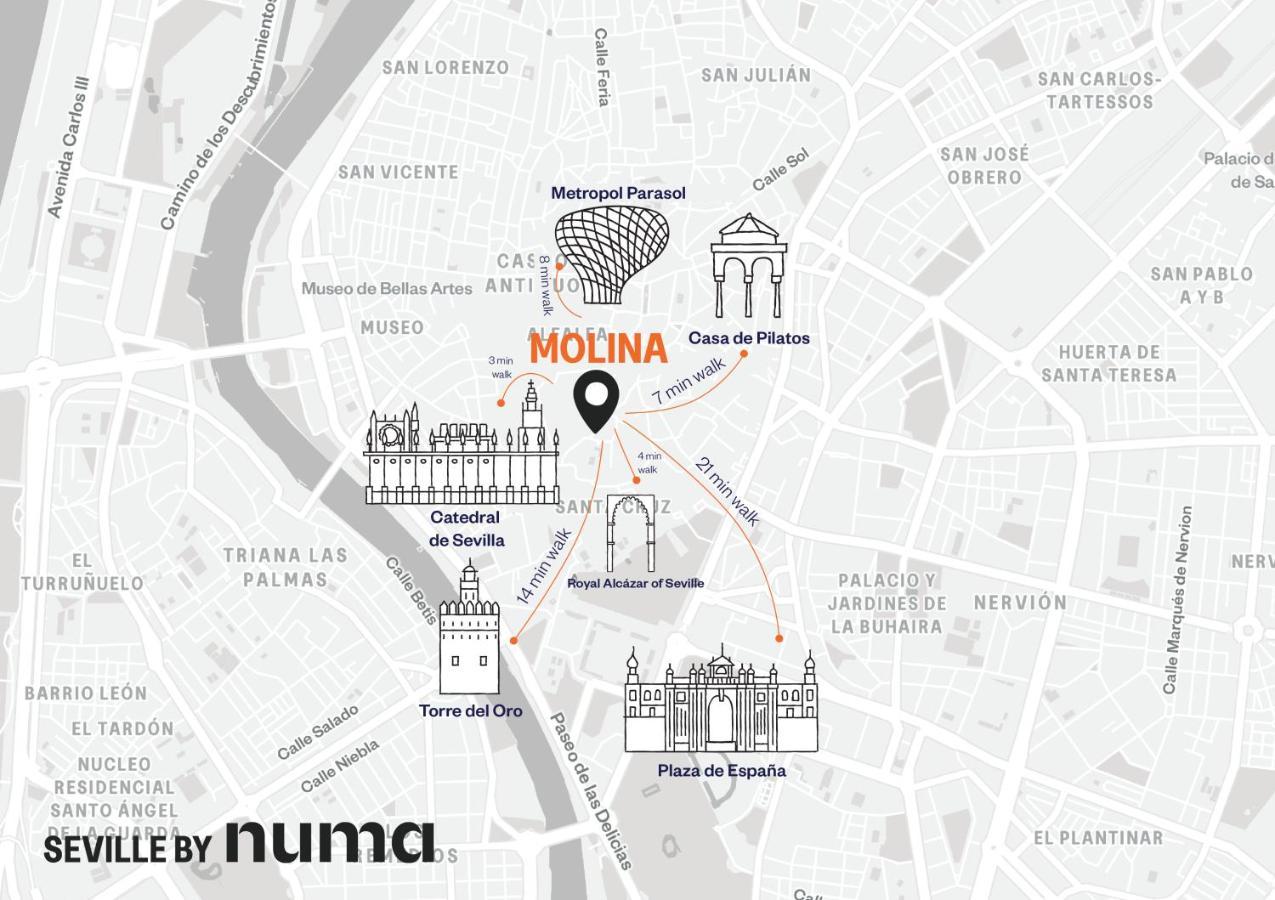 Numa I Molina Apartments Sevilla Buitenkant foto